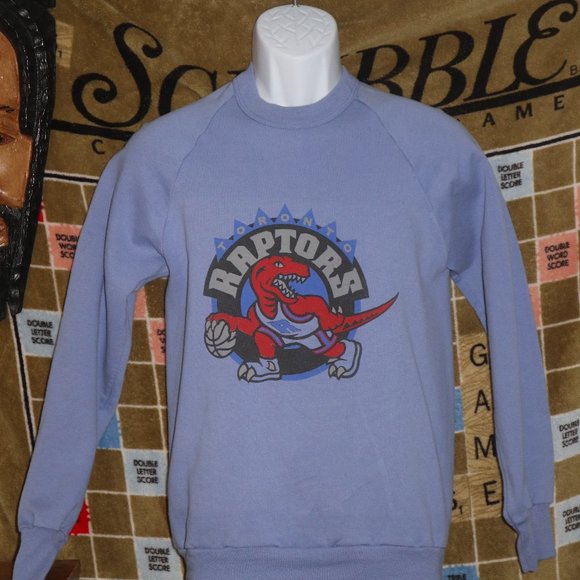 Vintage Raptors Logo Crewneck Small - Picture 1 of 4